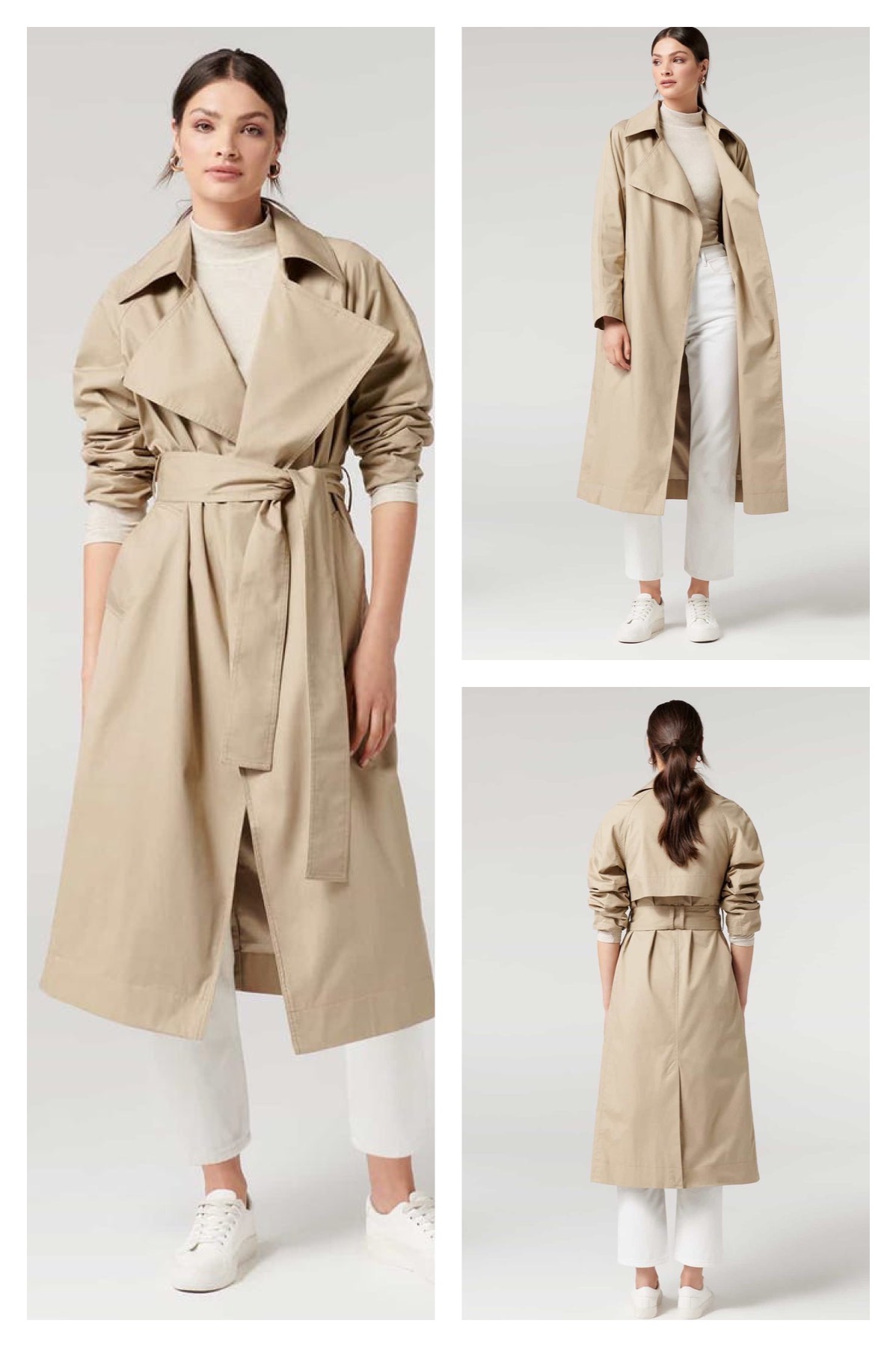 Best Trench Coats for Apple Shape Styled by Shom